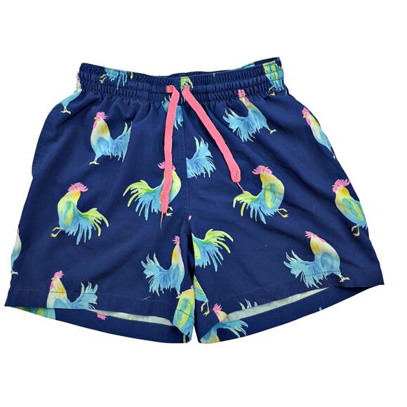 Chubbies Mens SMALL Fowl Plays Rooster 5.5" Inseam Swim Trunks Lined Shorts - Picture 2 of 7